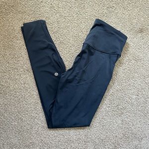 Lululemon Navy Base Pace Leggings 25”